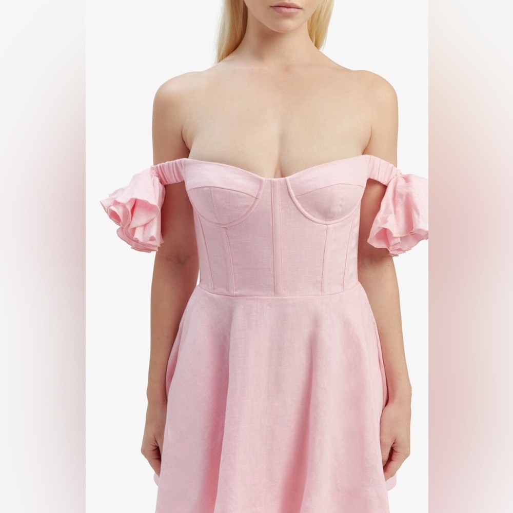 Bardot Sigma Mini Dress In Soft Pink - Picture 4 of 15